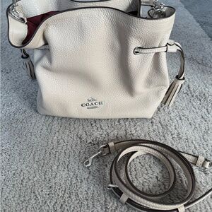 Coach Off-White Leather Shoulder Bag